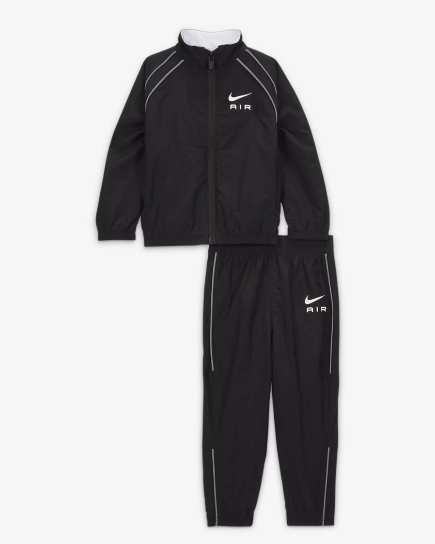 Nike Baby (12-24 Months) Unisex Black Air Warm-Up Set - Boys & Girls Winter Outfit