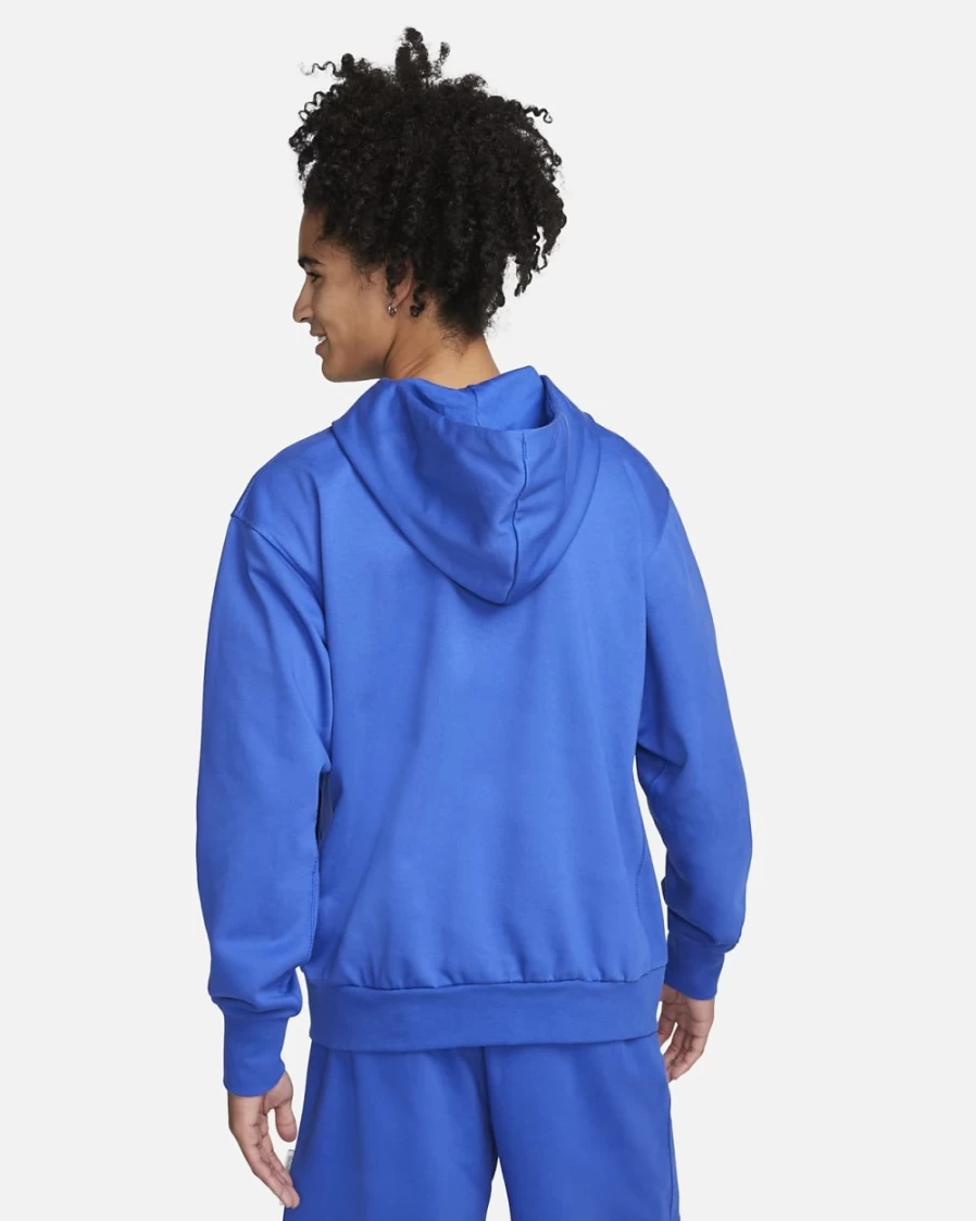 Nike Dri-FIT Men's Game Royal/Pale Ivory Pullover Basketball Hoodie - Standard Issue Sweatshirt