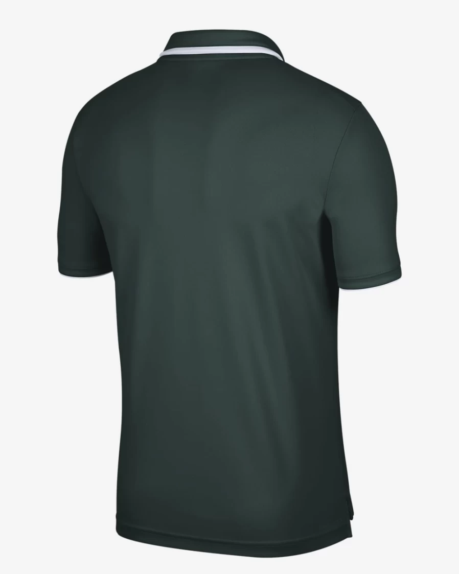 Nike Michigan State Spartans Dri-FIT Pro Green/White Men's Performance Polo Shirt