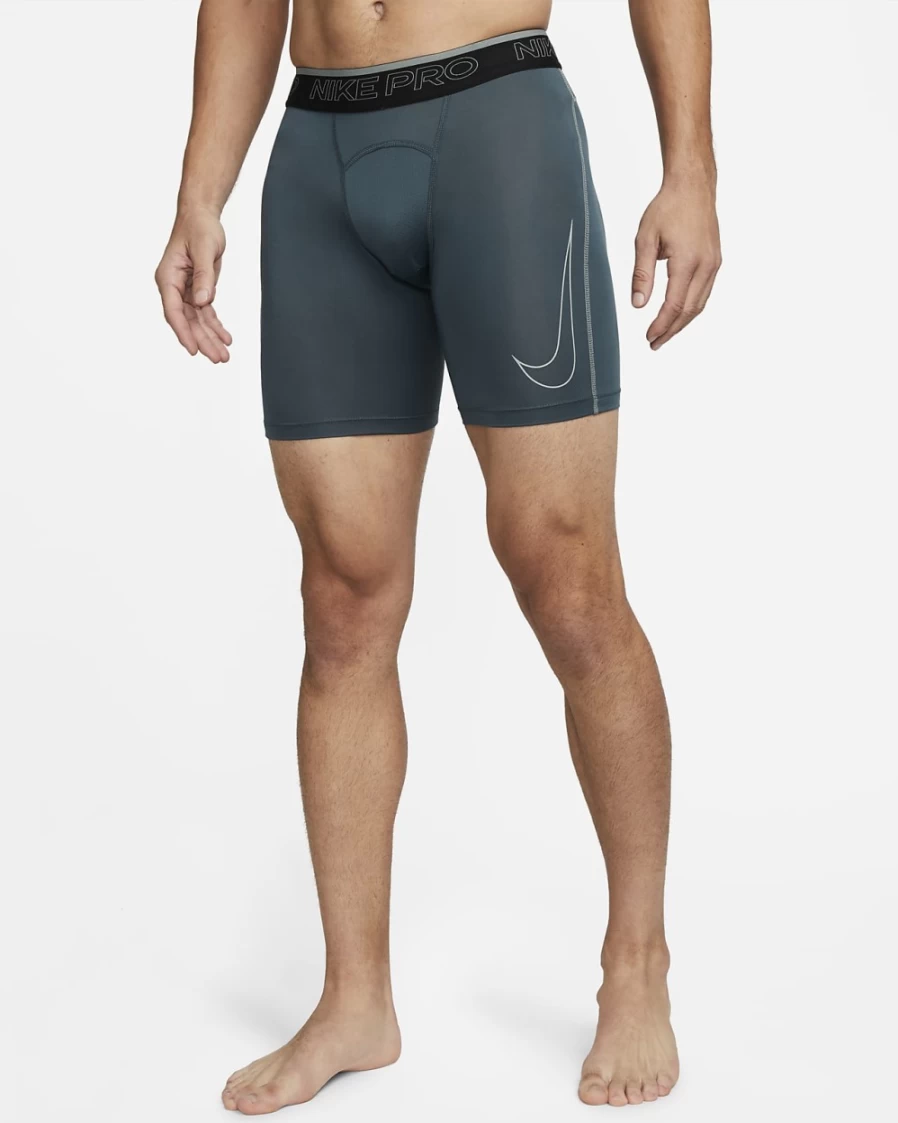 Nike Pro Dri-FIT Men's Training Shorts - Faded Spruce/Mica Green, Lightweight & Breathable for Workouts