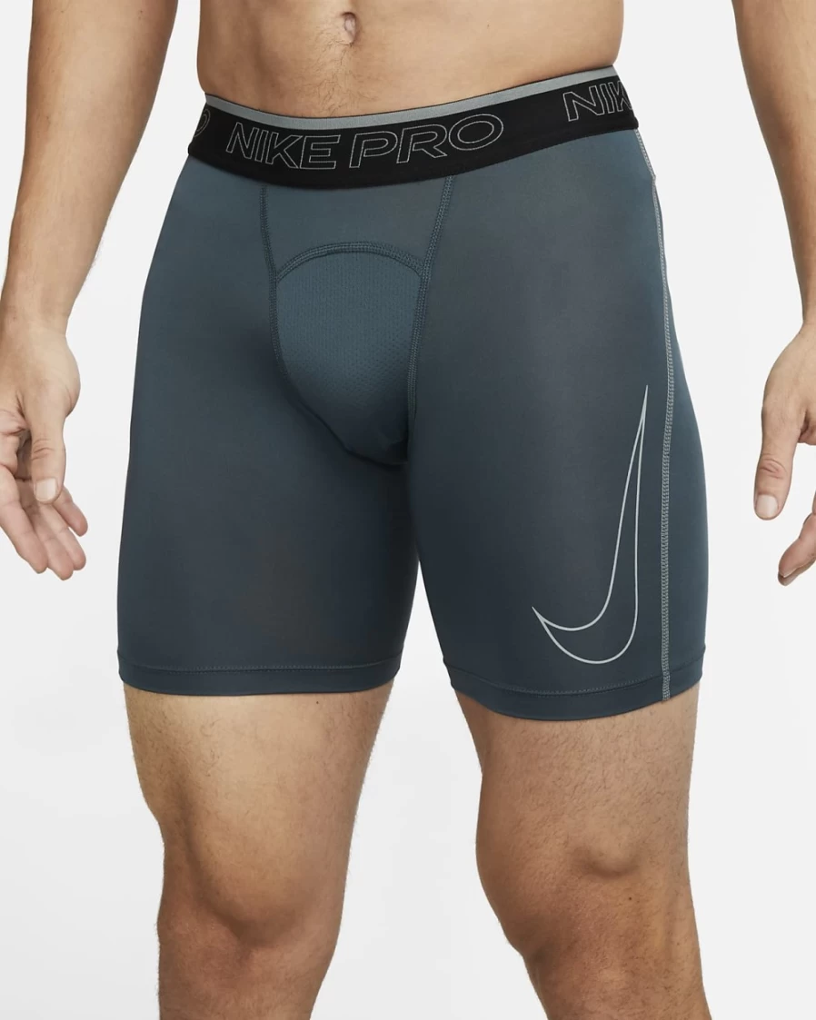 Nike Pro Dri-FIT Men's Training Shorts - Faded Spruce/Mica Green, Lightweight & Breathable for Workouts