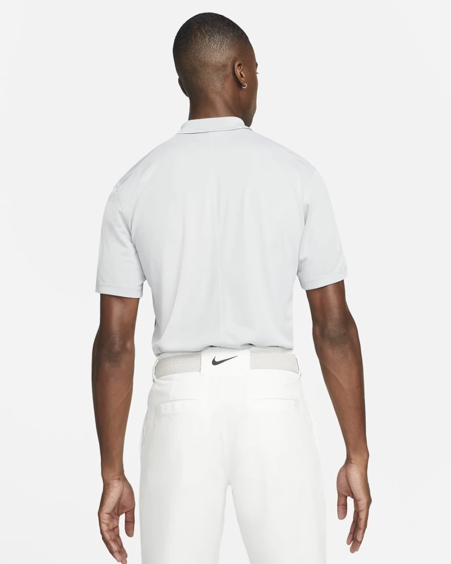 Nike Dri-FIT Victory Men's Light Smoke Grey Golf Polo Shirt - Moisture-Wicking Performance Top