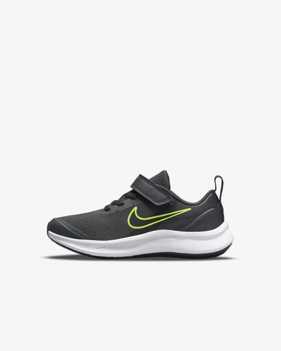 Nike Star Runner 3 Little Kids' Running Shoes - Dark Smoke Grey/Black for Boys & Girls