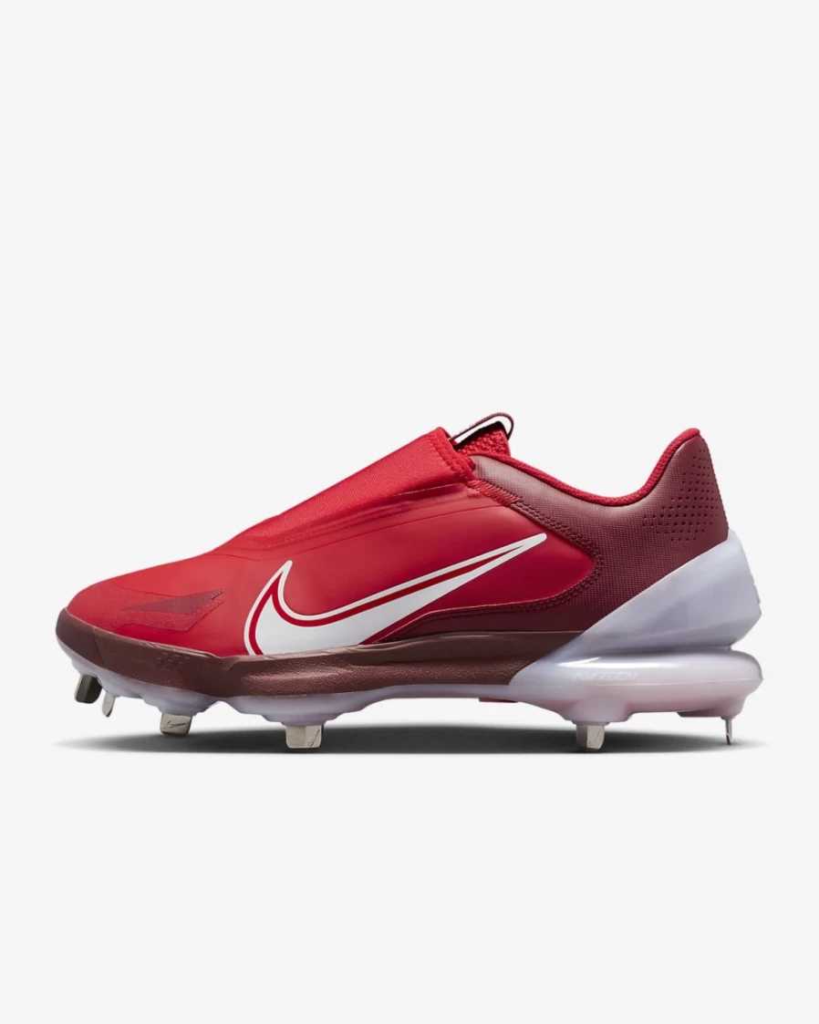Nike Force Zoom Trout 8 Pro Men's Baseball Cleats - University Red/Team Red/Habanero Red/White
