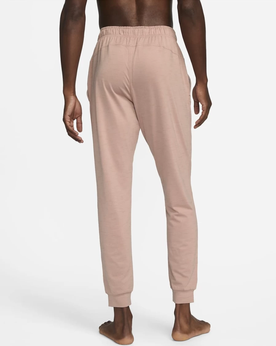 Nike Dri-FIT Men's Yoga Pants - Pink Oxford/Rose Whisper - Breathable & Comfortable Workout Trousers