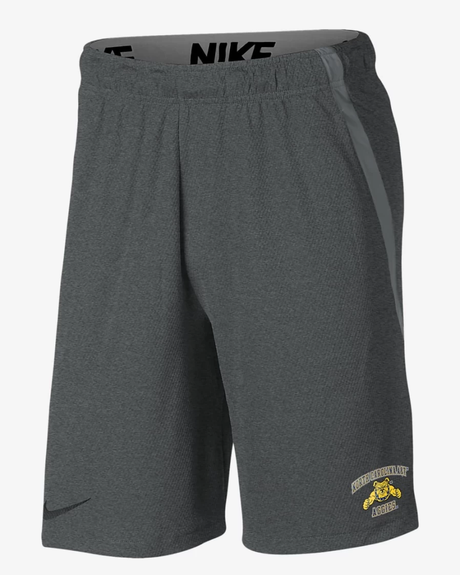 Nike Men's Dark Grey Heather College Shorts - North Carolina A&T Aggies Apparel