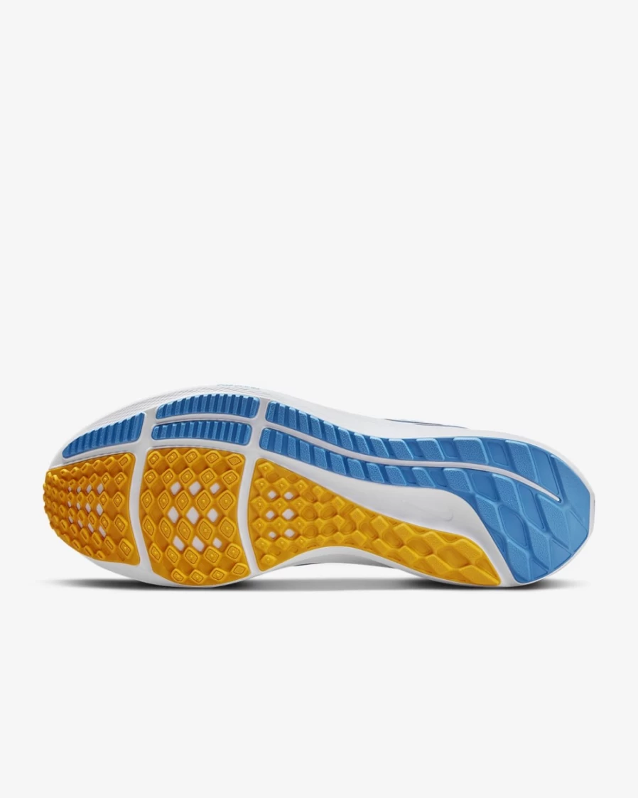 Nike Pegasus 39 Men's Italy Blue/University Gold Road Running Shoes - NFL Los Angeles Chargers Edition