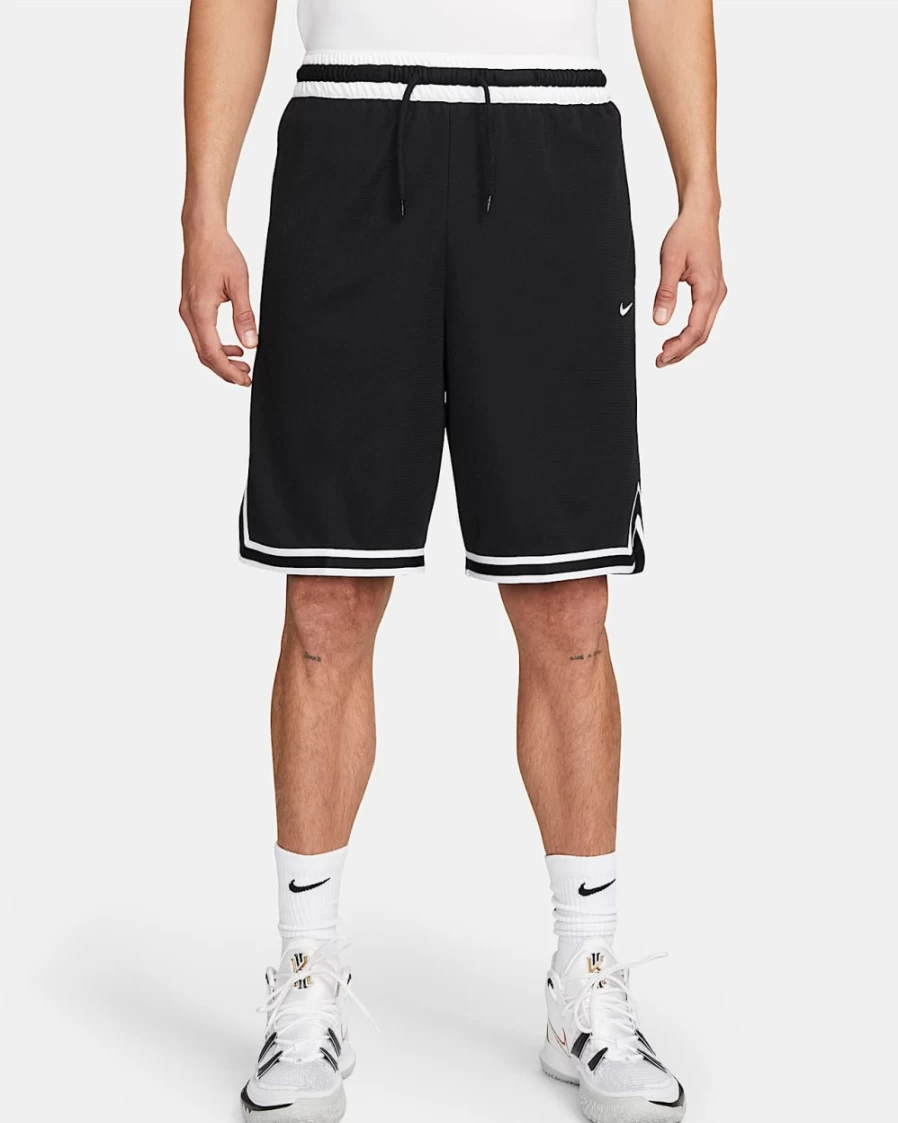 Nike Dri-FIT DNA Men's Basketball Shorts - Black/White - Breathable & Lightweight for Performance