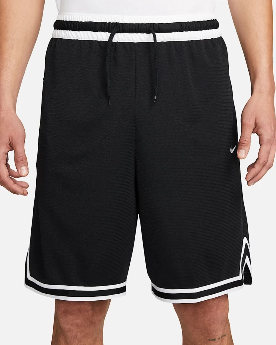 Nike Dri-FIT DNA Men's Basketball Shorts - Black/White - Breathable & Lightweight for Performance