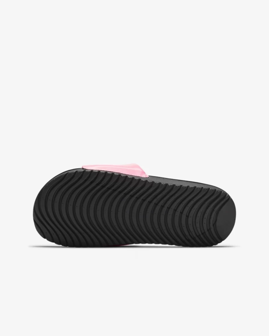 Nike Kawa Slides for Kids - Boys & Girls Comfortable Sandals in Sunset Pulse/Black/White
