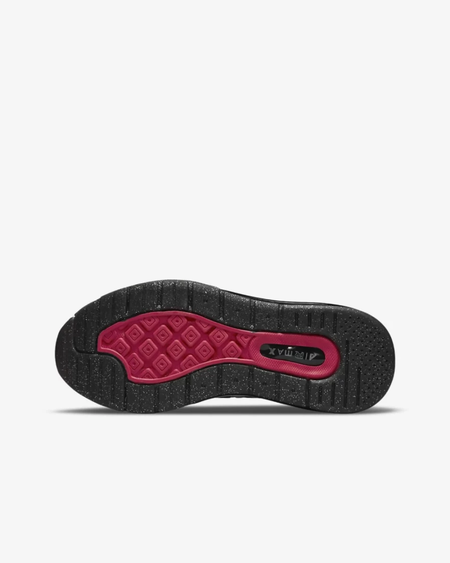 Nike Air Max Genome SE Big Kids' Sneakers - White/Black/Photon Dust/Very Berry - Unisex Boys & Girls Running Shoes