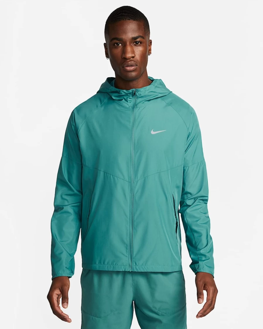 Nike Repel Miler Men's Water-Resistant Running Jacket in Mineral Teal
