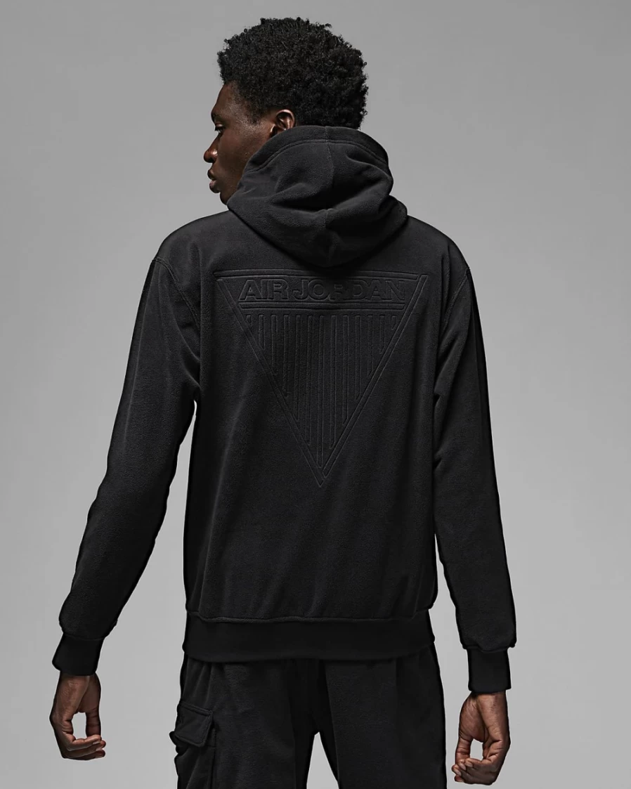 Nike Jordan Essential Men's Black Fleece Hoodie - Winter Warm Pullover