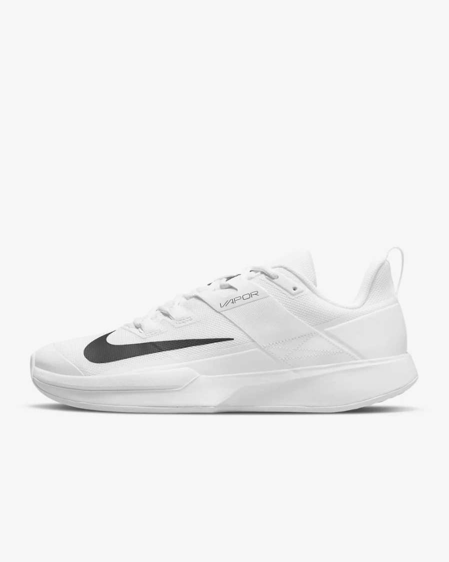 NikeCourt Vapor Lite Men's Tennis Shoes White/Black - Hard Court Training & Match Footwear for Men