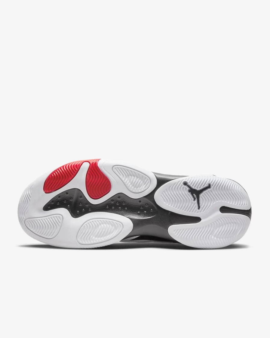 Nike Jordan Max Aura 4 Men's Shoes - White/University Red/Black Basketball Sneakers for Men