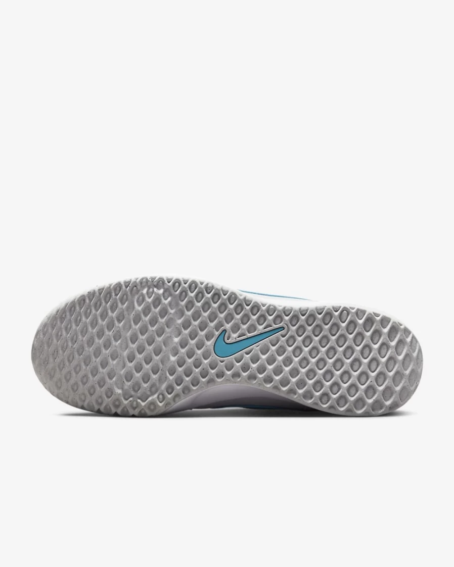 NikeCourt Air Zoom Lite 3 Men's Tennis Shoes - White/Photon Dust/Baltic Blue
