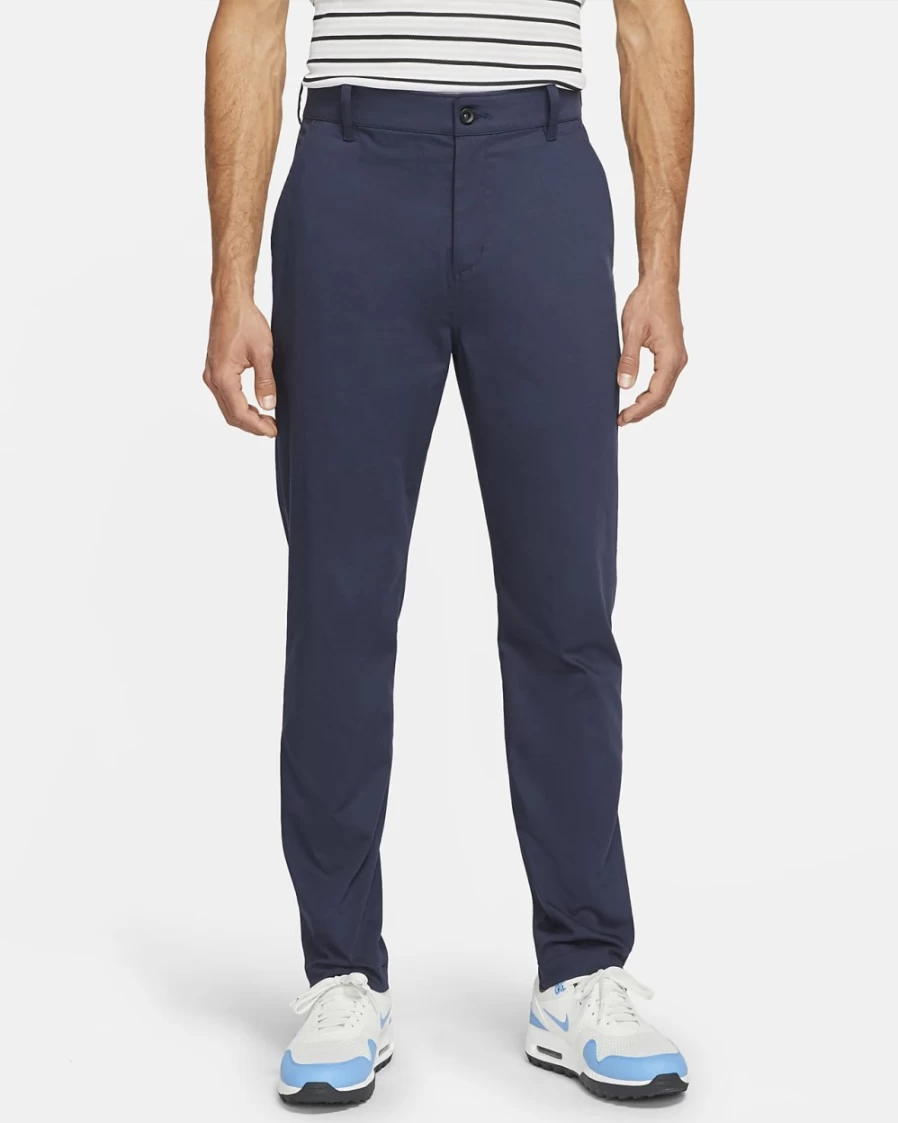 Nike Dri-FIT UV Men's Golf Pants - Slim-Fit Chino Style in Obsidian for Men