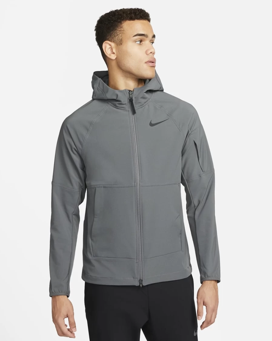 Nike Pro Flex Vent Max Men's Winter Training Jacket - Iron Grey/Black