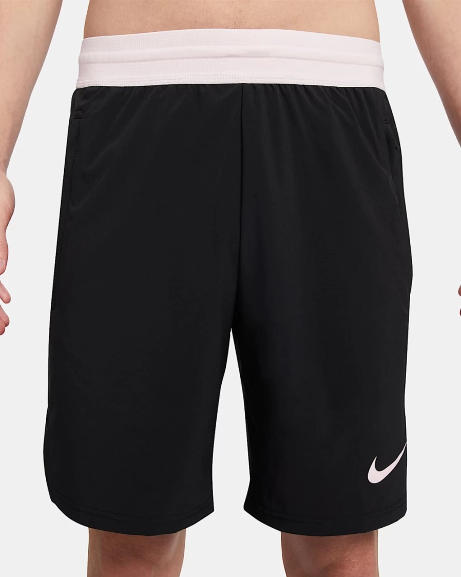 Nike Men's Pro Dri-FIT Flex Vent Max 8" Training Shorts - Black/Pink Foam Moisture-Wicking Workout Shorts