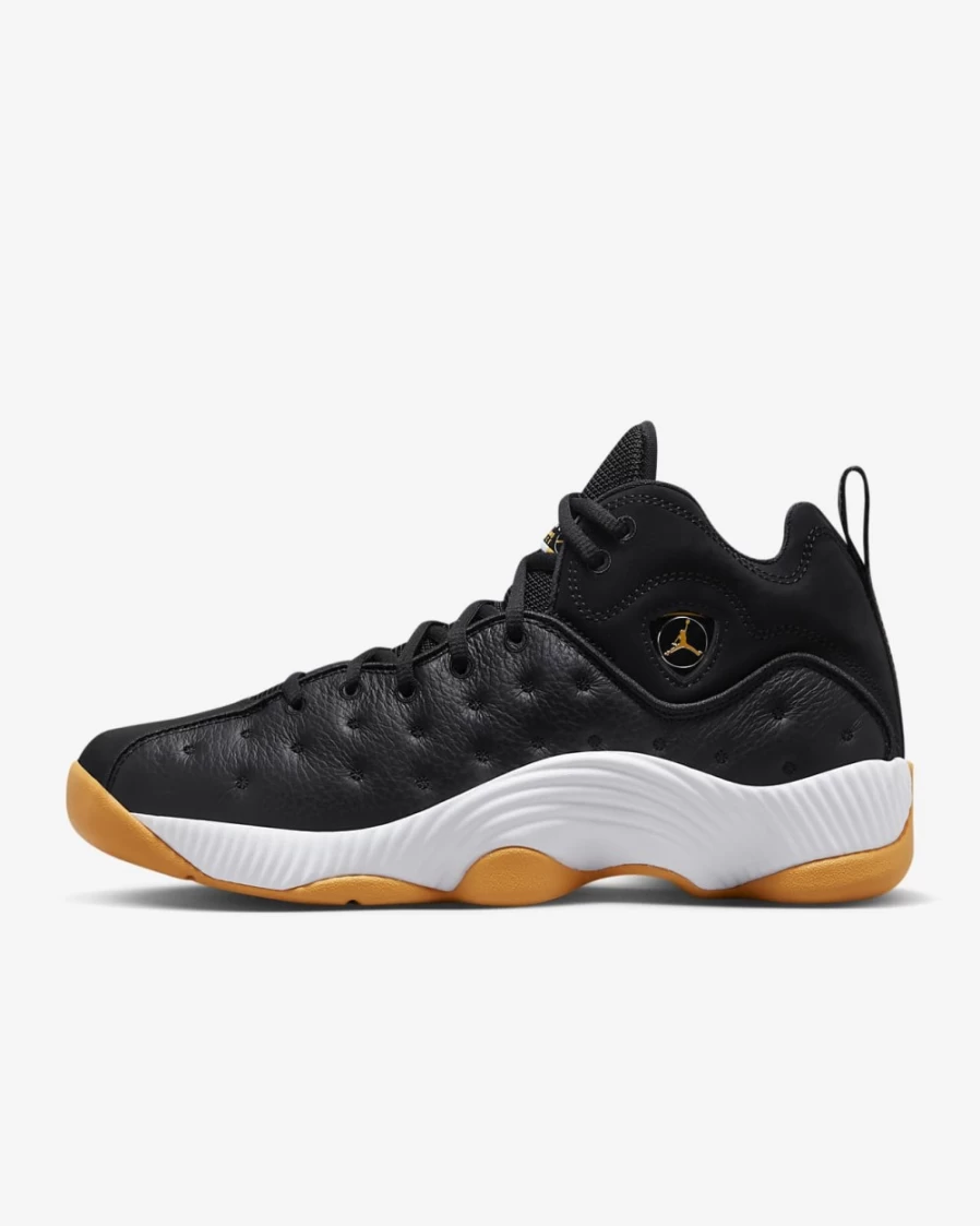 Nike Jordan Jumpman Team II Men's Basketball Shoes - Black/White/Taxi