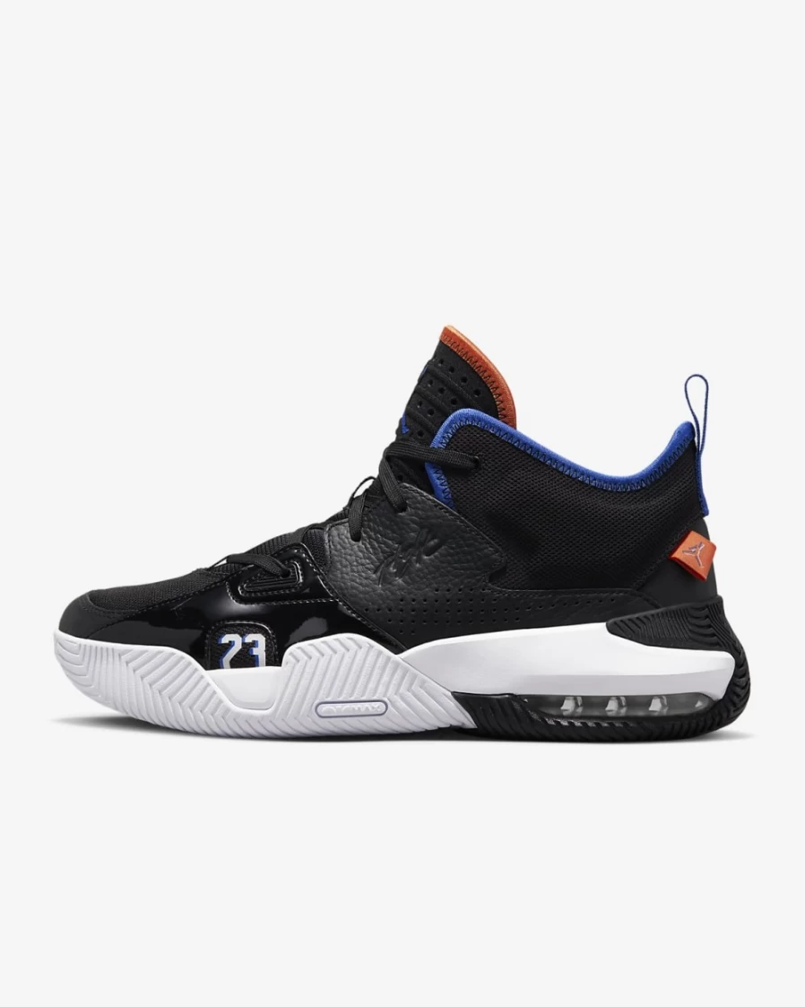 Nike Jordan Stay Loyal 2 Men's Basketball Shoes - Black/Safety Orange/White/Hyper Royal