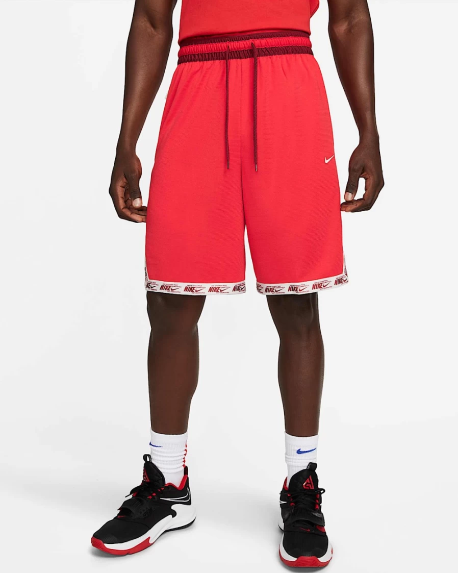 Nike Dri-FIT DNA Men's Basketball Shorts - University Red/Phantom - Breathable Quick-Dry Sports Shorts for Men