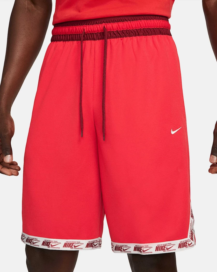 Nike Dri-FIT DNA Men's Basketball Shorts - University Red/Phantom - Breathable Quick-Dry Sports Shorts for Men