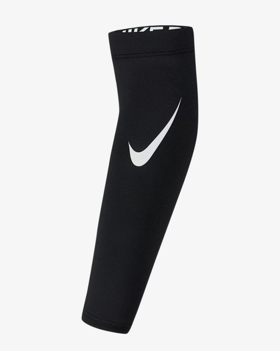 Nike Pro Dri-FIT Big Kids' Football Shiver 4.0 Shirt - Black/White - Training Top for Boys and Girls