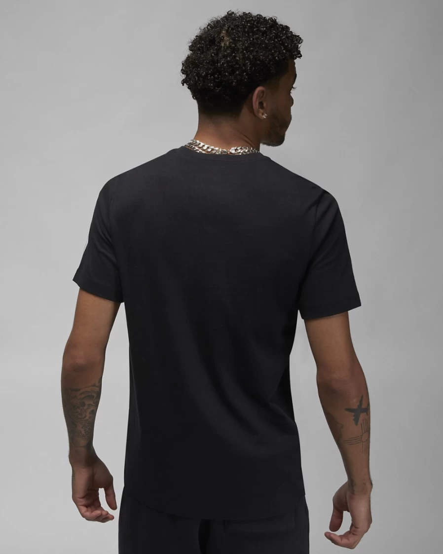 Nike Men's T-Shirt - Black & Neo Turquoise Casual Short Sleeve Tee for Men