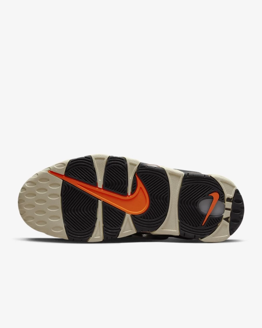 Nike Air More Uptempo '96 Men's Sneakers in Photon Dust/Total Orange/Black/University Red