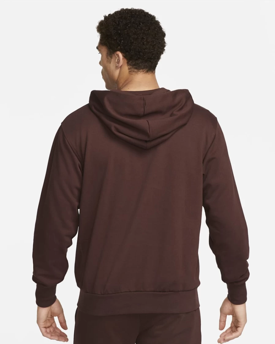 Nike Dri-FIT Men's Earth/Pale Ivory Pullover Basketball Hoodie - Standard Issue Sweatshirt