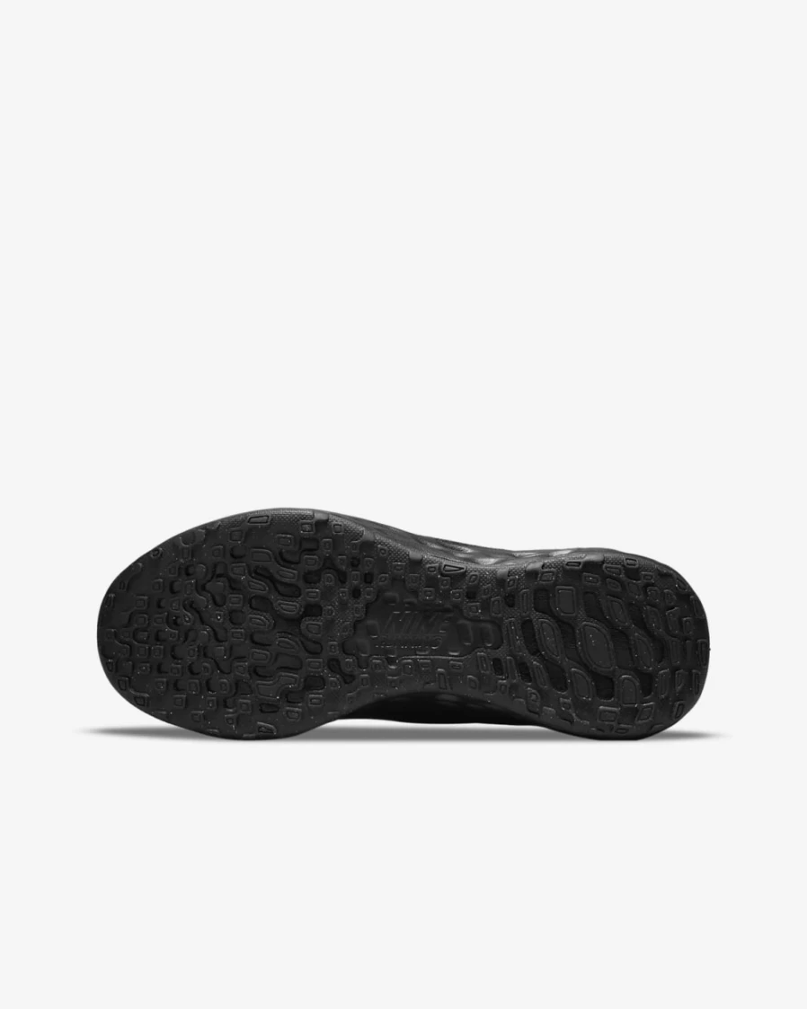 Nike Revolution 6 Big Kids' Road Running Shoes for Boys & Girls - Black/Dark Smoke Grey/Black