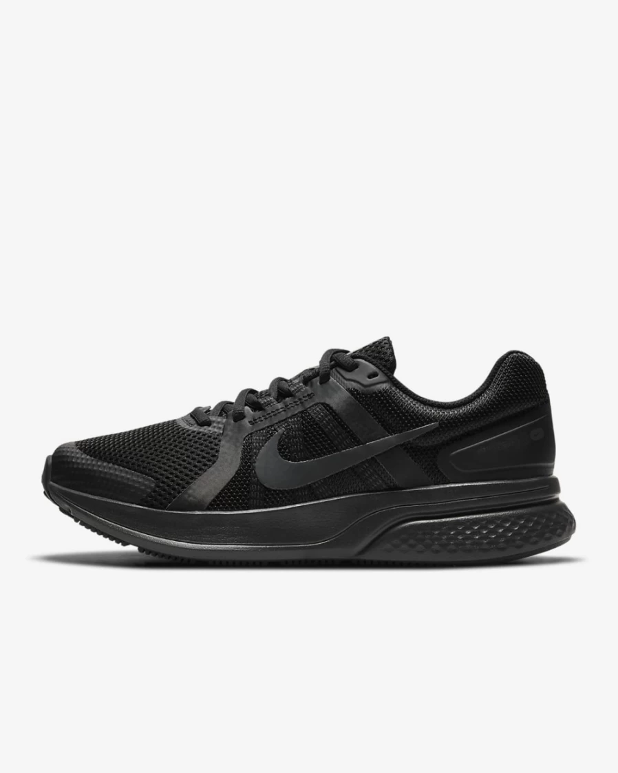 Nike Run Swift 2 Men's Road Running Shoes - Black/Dark Smoke Grey