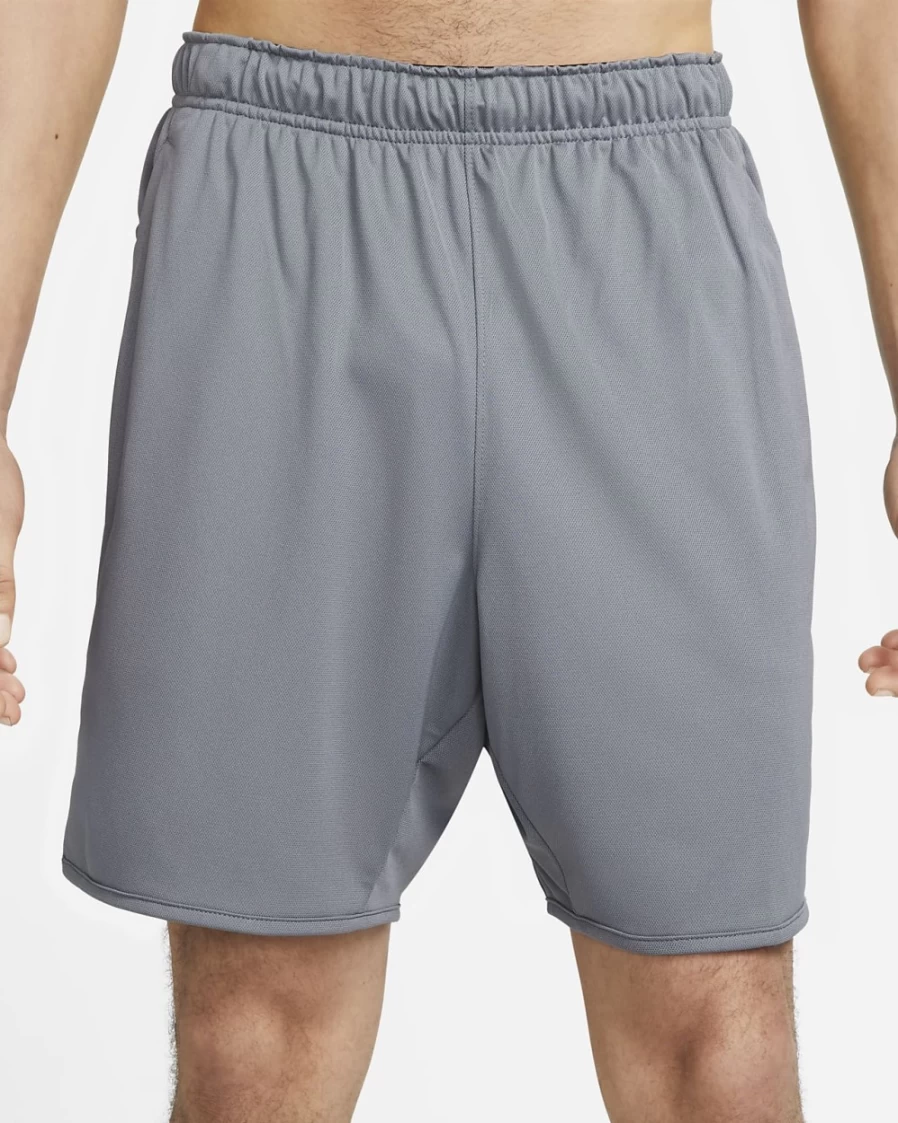 Nike Dri-FIT Totality Men's 7" Unlined Knit Shorts in Smoke Grey & Black