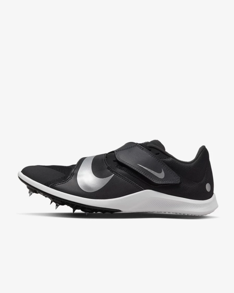 Nike Zoom Rival Men's Track & Field Jumping Spikes - Black/Dark Smoke Grey/Light Smoke Grey/Metallic Silver