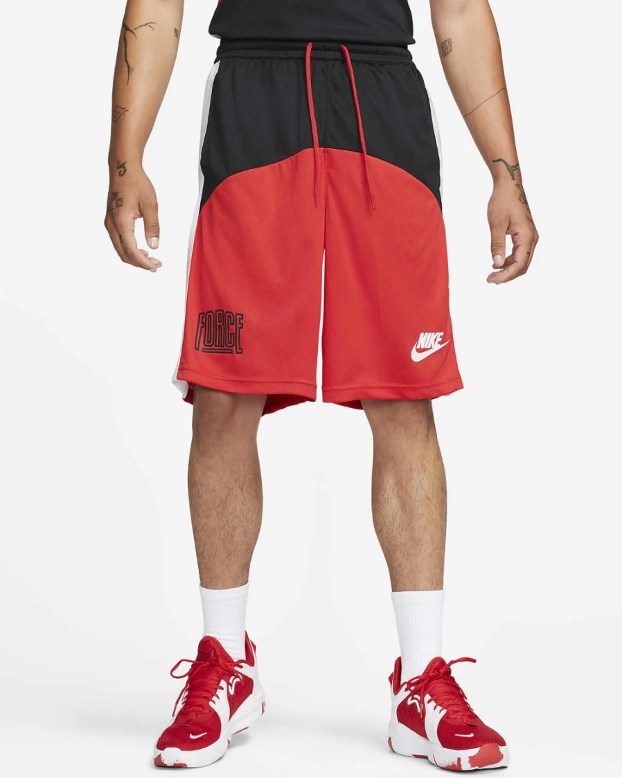 Nike Dri-FIT Starting 5 Men's Basketball Shorts 11" - Black, University Red, White