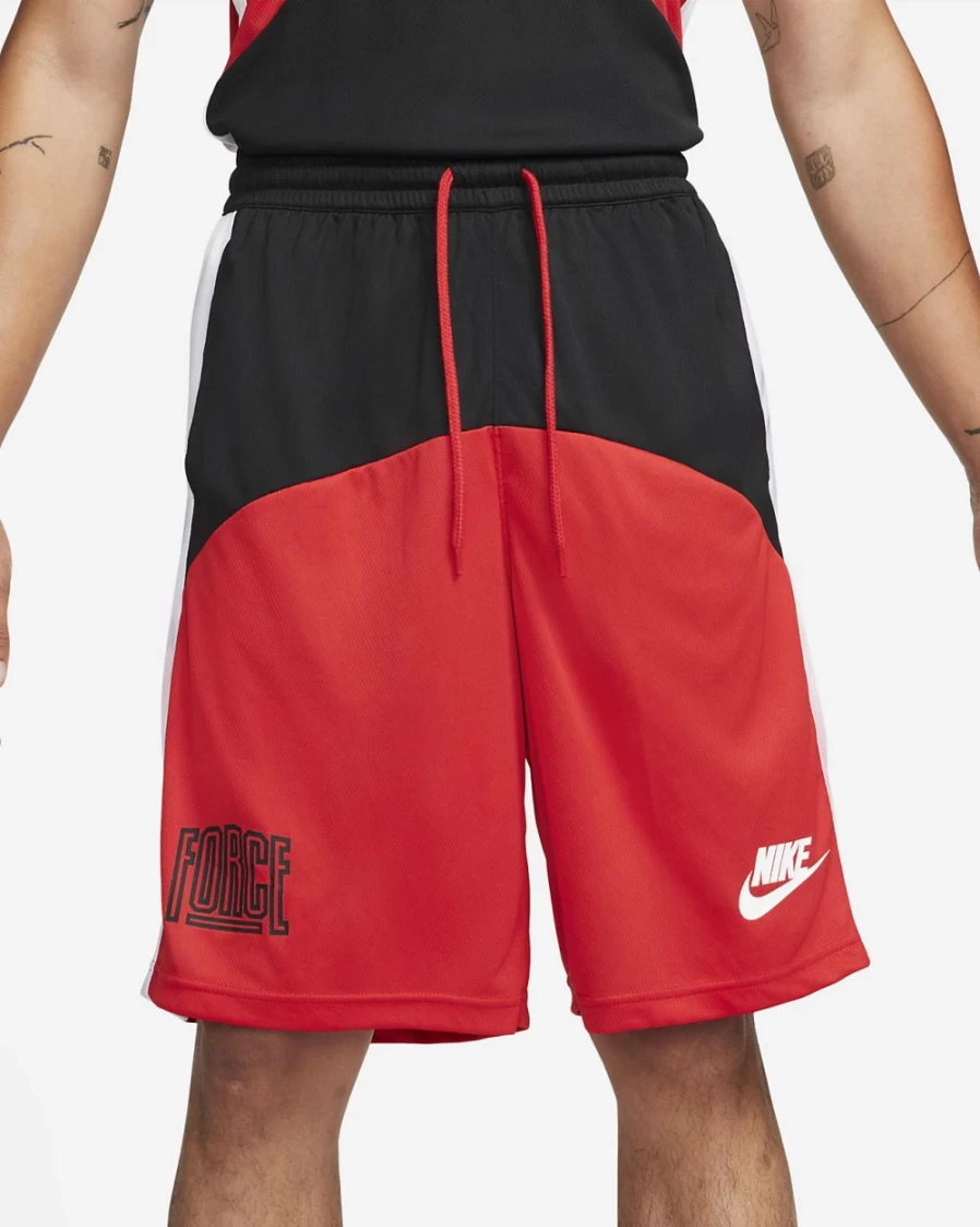 Nike Dri-FIT Starting 5 Men's Basketball Shorts 11" - Black, University Red, White