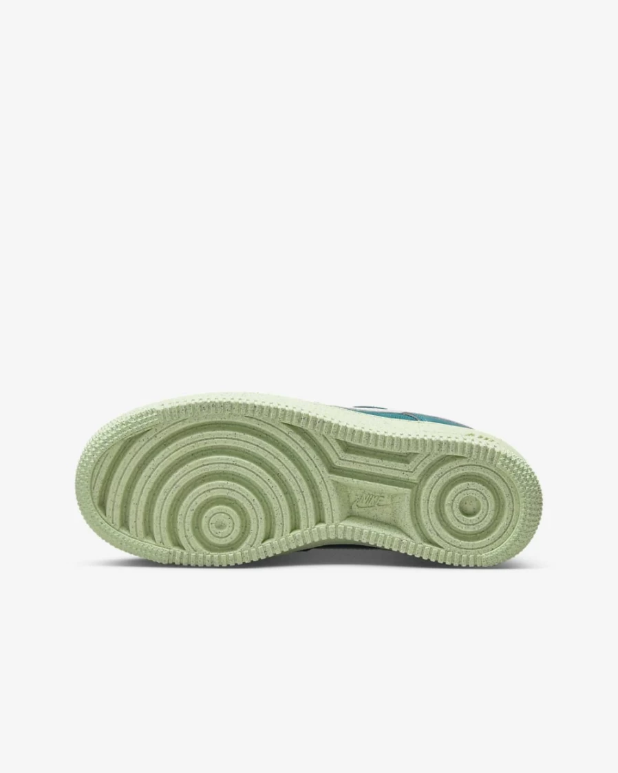 Nike Air Force 1 Crater Big Kids' Sneakers for Boys & Girls - Bright Spruce/Volt/Barely Volt/Phantom