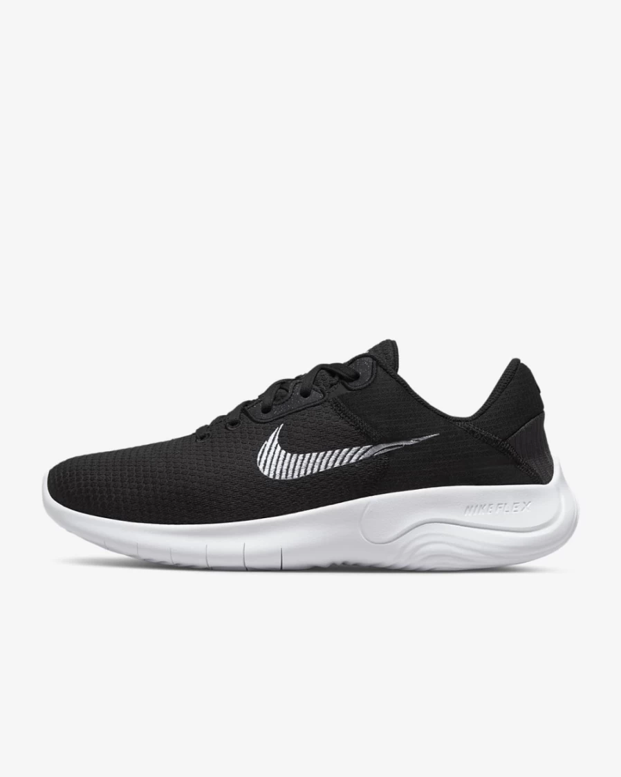 Nike Flex Experience Run 11 Next Nature Men's Extra Wide Running Shoes - Black/White