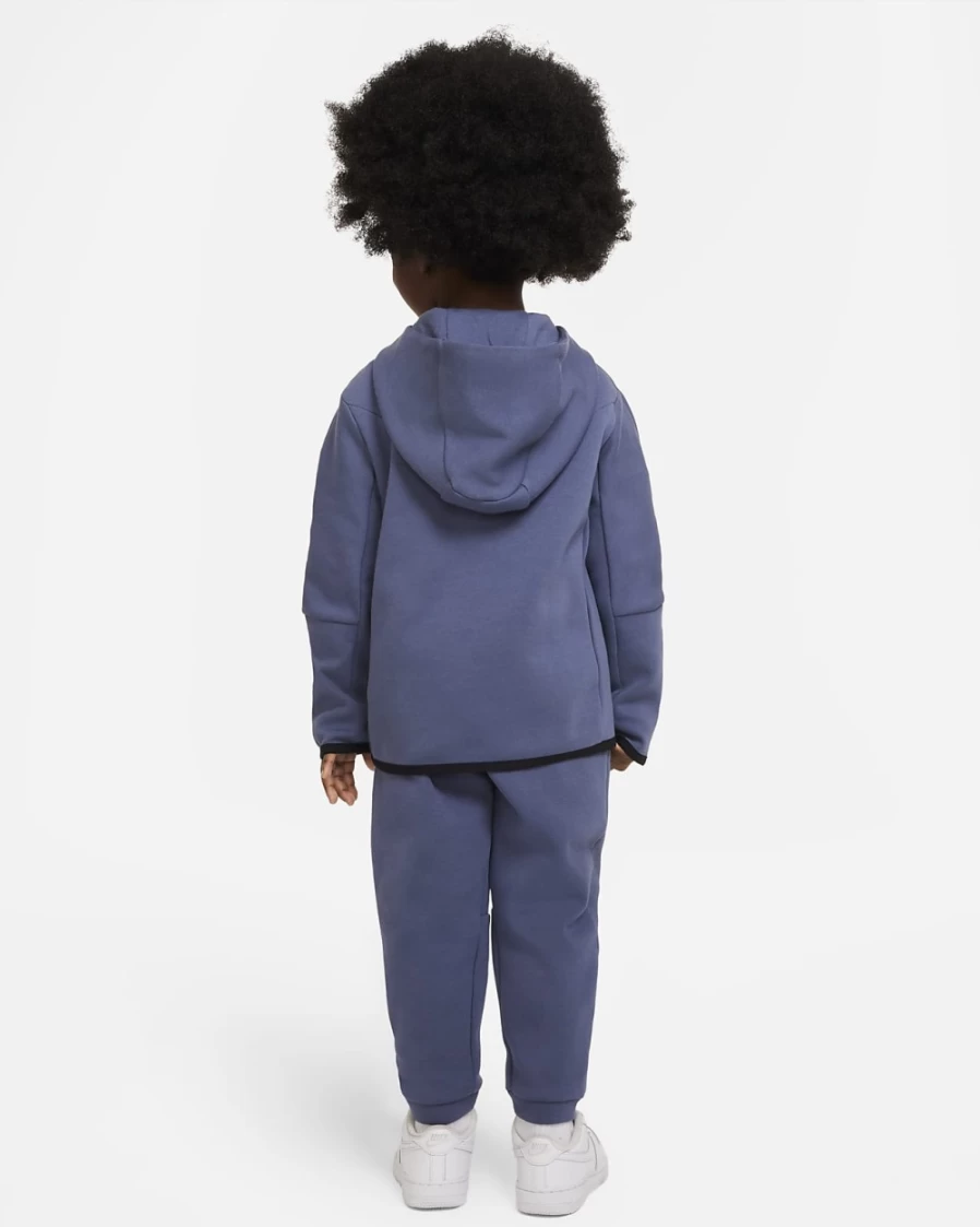 Nike Tech Fleece Boys & Girls Toddler Zip Hoodie and Pants Set - Diffused Blue