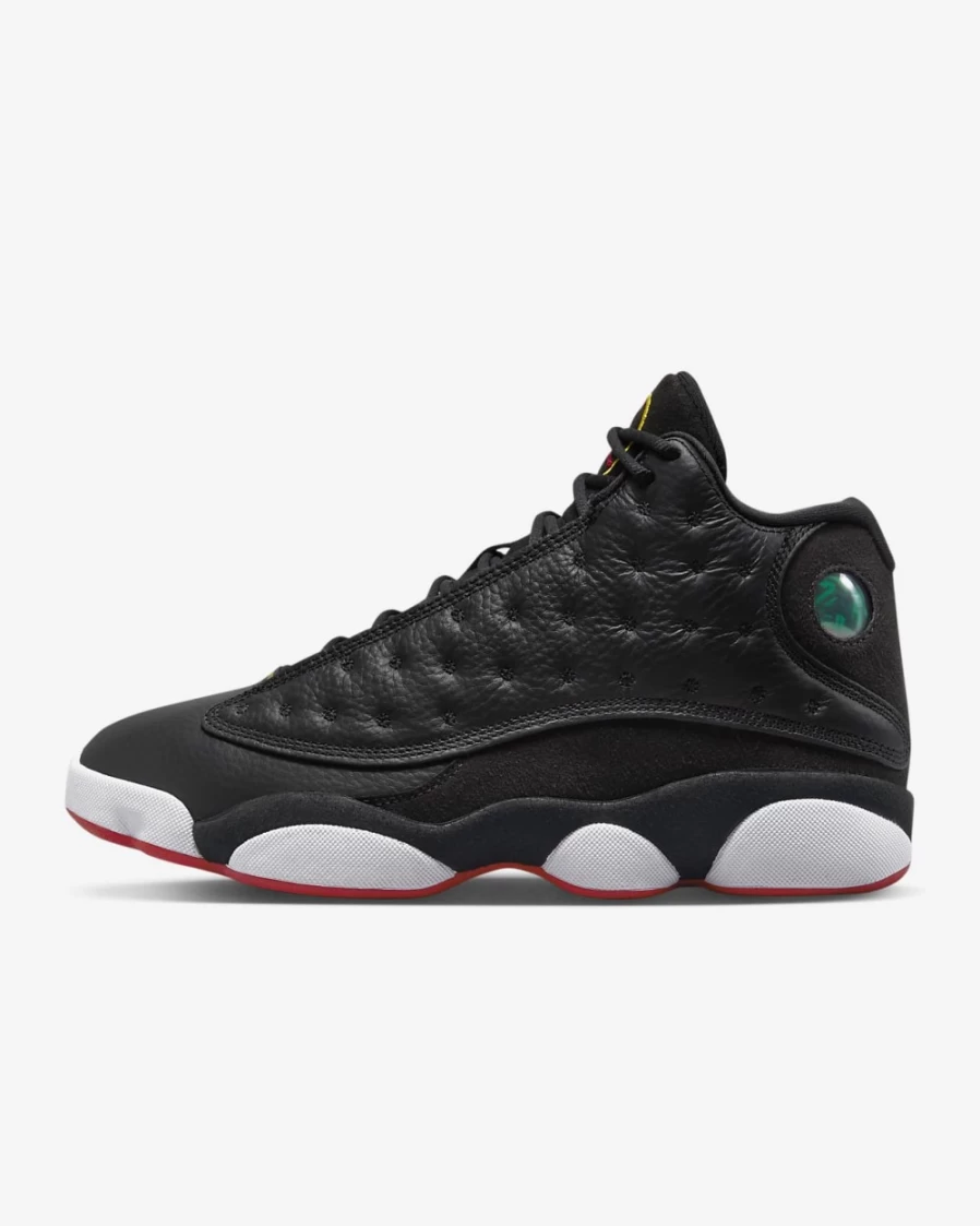 Nike Air Jordan 13 Retro Men's Basketball Shoes - Black/White/True Red