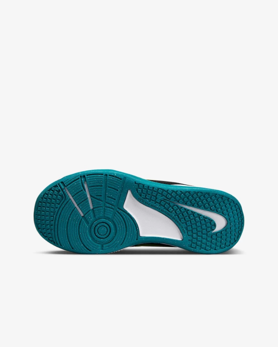 Nike Omni Multi-Court Kids' Indoor Court Shoes - Black/Bright Spruce/White/Barely Volt for Boys & Girls
