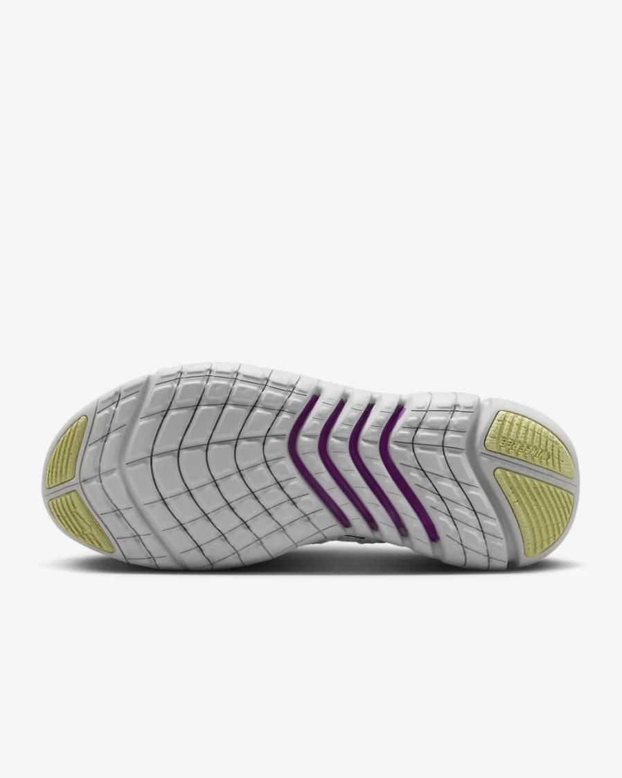 Nike Free Run 5.0 Men's Road Running Shoes - White/Light Silver/Faded Spruce/Black