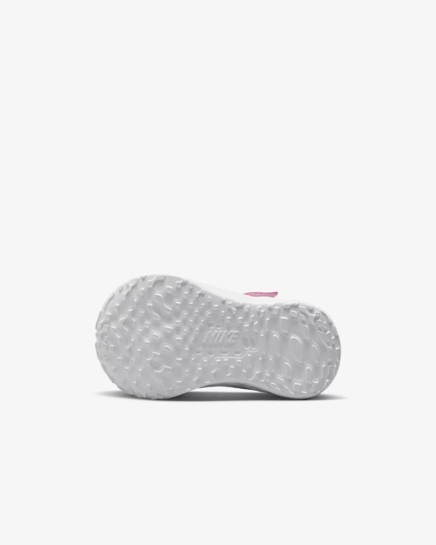 Nike Revolution 6 Baby Toddler Running Shoes for Boys & Girls - Pearl Pink/Cobalt Bliss/Football Grey/Cosmic Fuchsia