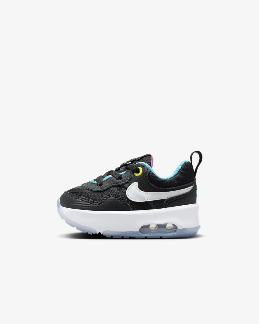 Nike Air Max Motif Baby Toddler Shoes for Boys & Girls - Black, Blue Lightning, Game Royal, White