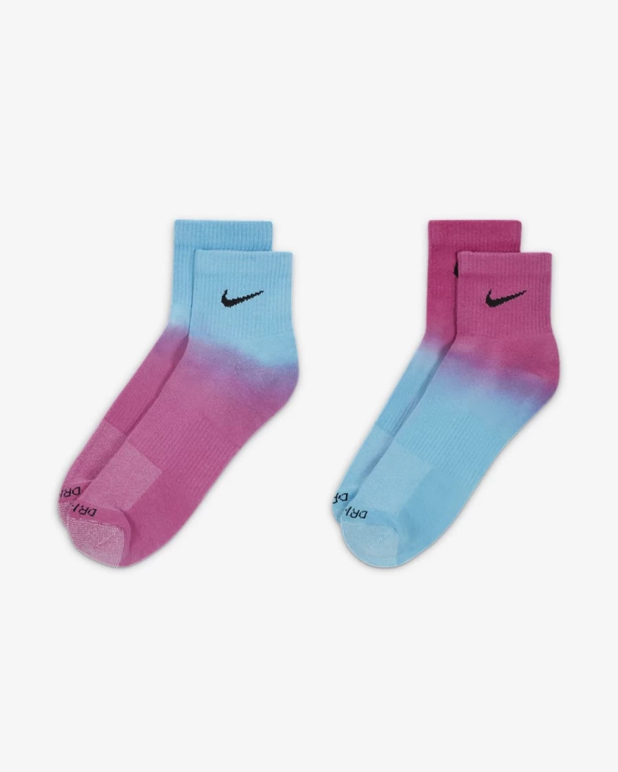Nike Men's Everyday Plus Cushioned Multi-Color Ankle Socks for Comfort & Support