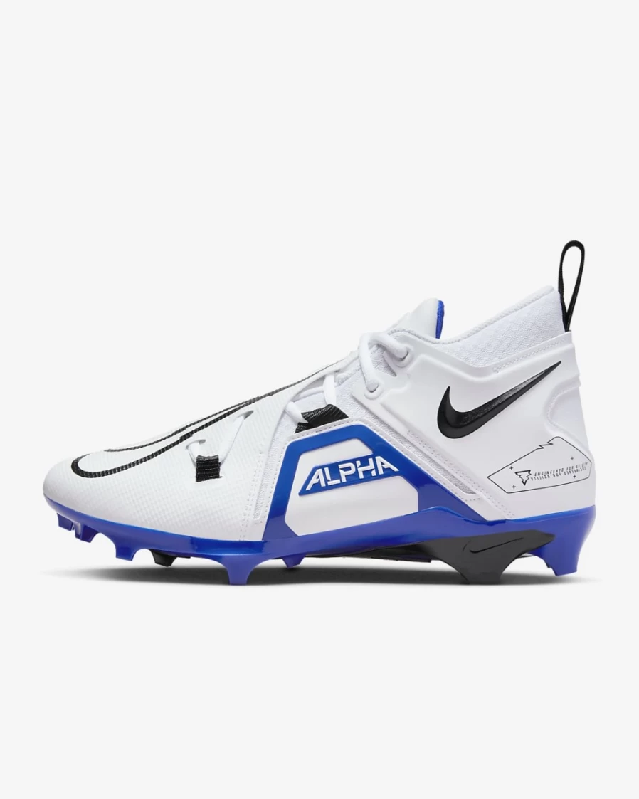 Nike Alpha Menace Pro 3 Men's Football Cleats - White/Game Royal/Black for Men