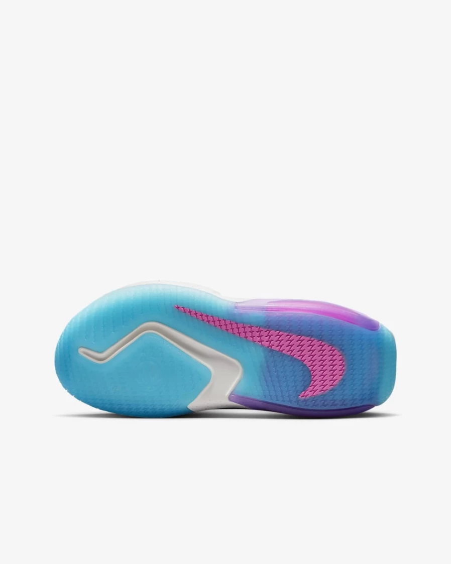 Nike Air Zoom Crossover Big Kids' Basketball Shoes for Boys & Girls - Baltic Blue/Deep Royal Blue/University Gold/Pink Glow