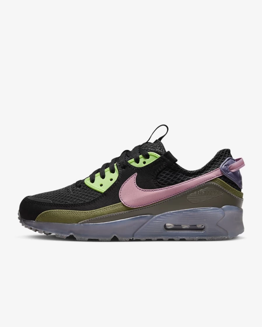 Nike Air Max Terrascape 90 Men's Shoes - Black/Key Lime/Pilgrim/Elemental Pink
