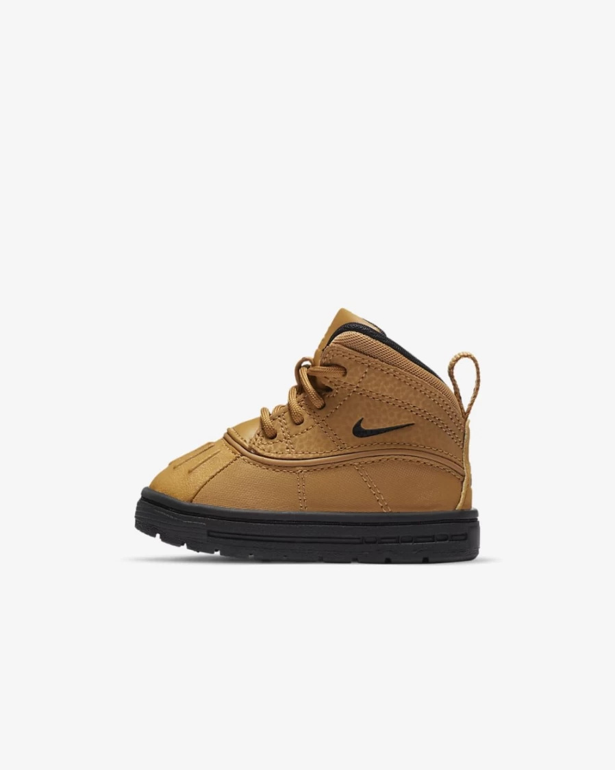 Nike Woodside 2 High ACG Waterproof Boots for Toddlers - Wheat/Black - Unisex Boys & Girls Hiking Shoes